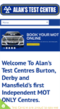 Mobile Screenshot of alanstestcentre.co.uk